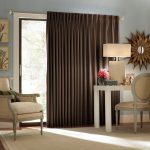 Blackout Thermal Blackout Patio Door 84 in. L Curtain Panel in Espresso