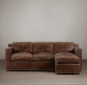 Taupe leather sofa 22