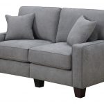 Serta RTA Palisades Collection 61 Loveseat in Glacial Gray