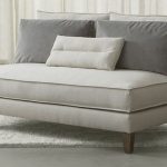 Armless loveseat from Crate & Barrel