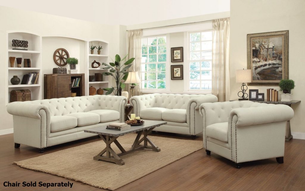 Roy Beige Fabric Sofa and Loveseat Set - Steal-A-Sofa Furniture Outlet Los  Angeles CA