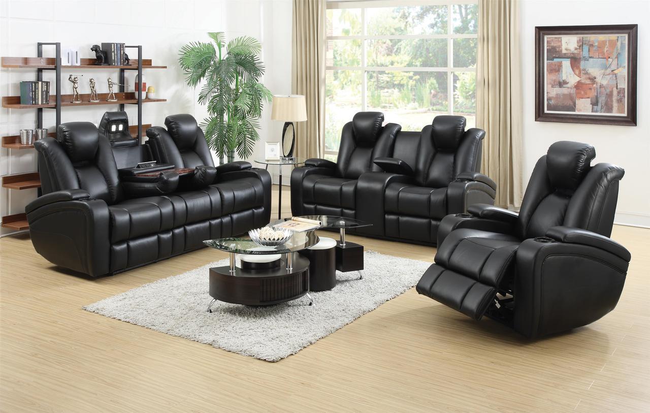 Power reclining sofa, loveseat & chair set (sold separately)