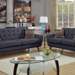 Black Fabric Sofa and Loveseat Set - Steal-A-Sofa Furniture Outlet Los  Angeles CA