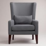 Grey High Back Sofa Chair