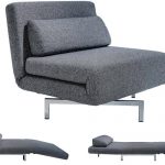 Modern Grey Futon Chair |S Chair Sleeper Futon | The Futon Shop