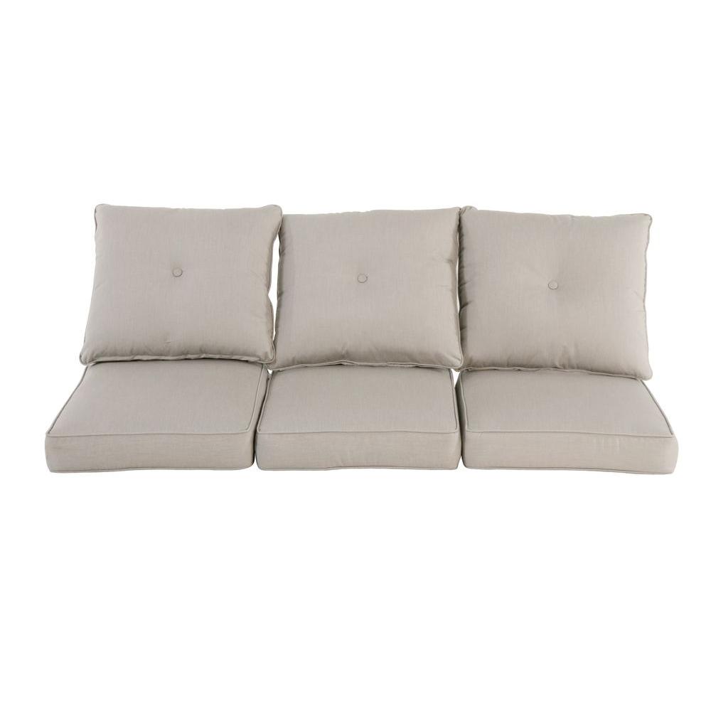 Broadview 23 x 24.75 Outdoor Sofa Cushion in Sunbrella Spectrum Dove