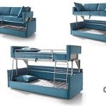 Image is loading Coupe-Sofa-Sleeper-Bunk-Bed -Convertable-Modern-Contemporary-