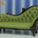 Hot Doll Figure Accessory Furniture 1:6 AC 7 Green Long Sofa Settee Retro  Couch Model Toys Collection Gift Free Shipping-in Action & Toy Figures from  Toys