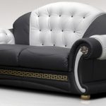 Versace 3 Seater Sofa Settee Italian Leather
