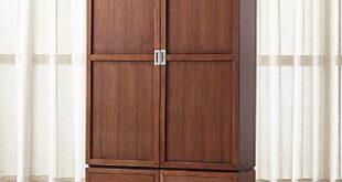 Aspect Walnut 4-Piece Wood Door Storage Unit with Drawers