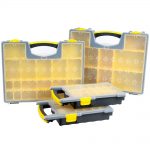 57-Compartment Parts and Crafts Portable Storage Small Parts Organizer 4  Box Set