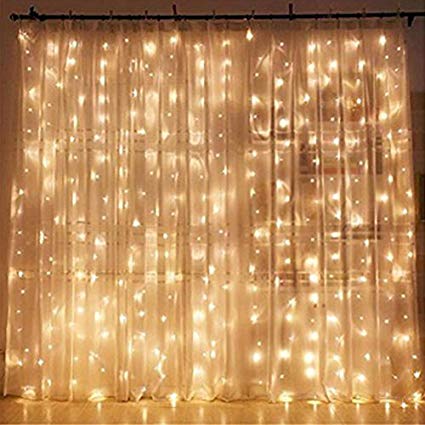 Amazon.com : Twinkle Star 300 LED Window Curtain String Light