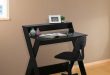 Furinno Modern Simplistic Espresso Criss-Crossed Study Desk