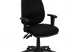 Flash Furniture High Back Black Fabric Executive Ergonomic Swivel Office  Chair with Height Adjustable Arms-BT661BK - The Home Depot