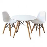 Traveller Location - Buschman Kids Modern Table with 2 Armless Chairs - Kitchen &  Dining Room Furniture