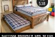 DIY Furniture Plans | Get the free woodworking plans to build this rolling trundle  bed for only $38 in lumber!