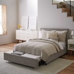 Contemporary Upholstered Storage Bed | west elm