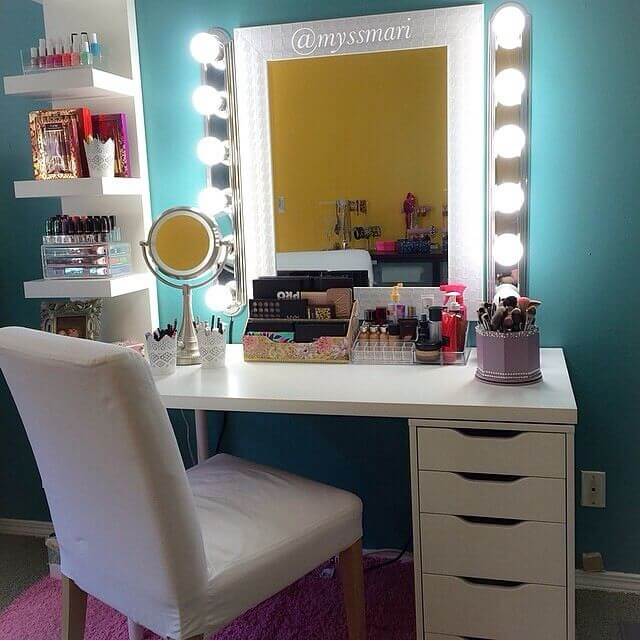 19 Best Makeup Vanity Ideas and Designs for 2019