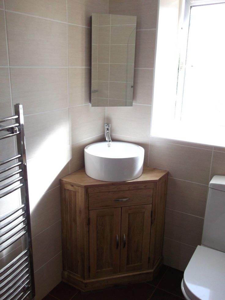 Corner basin units are ideal for en-suites and smaller bathrooms. … | Small  Spaces in 2019…