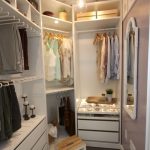 Image result for narrow walk in closet Small Walk In Wardrobe, Small Walk  In Closet