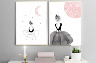 Girls Canvas Art Print Painting Poster, Wall Pictures for Home Decoration  Wall Art Decor