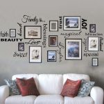 Free Shipping FAMILY IS vinyl wall lettering quote wall art / decor /  family room / sticker,Frames NOT included ,f1001b