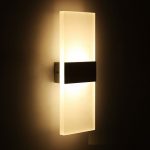 Mini LED Acrylic Wall Lamp Wall Mounted Bedroom Wall Lights Living