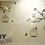 DIY easy wall painting | Tree silhouette