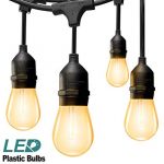 Amazon.com : addlon 48ft LED Outdoor String Lights Commercial Great