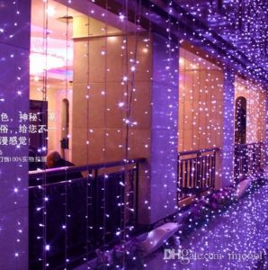 4* 3 M 400 LED Curtain Light Wedding Background Of Window Decoration