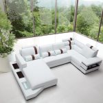 Your bookmark products. Massimo Modern White Leather Sectional Sofa