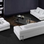 Amazon.com: Modern Furniture- VIG- 0725 - Modern White Leather Sofa