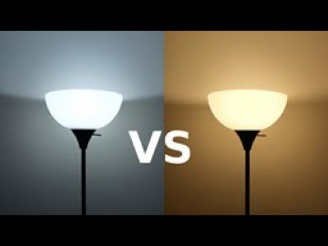 FAQ: Cool White vs Warm White LED lamp/fixture bulbs - YouTube