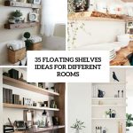floating shelves ideas for different rooms cover