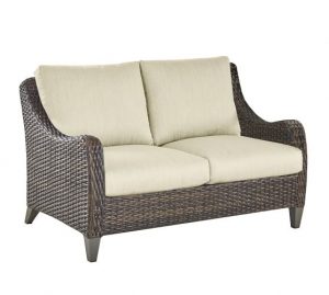 Abrego All-Weather Wicker Loveseat