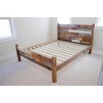 Reclaimed Wood Bed Frame w/ Head/Foot board