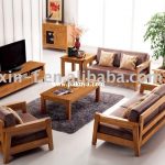wooden living room sofa F001-2 More