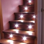 Wooden Stair Tread Lights