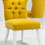 Dining Room Yellow Upholstered Chair Meedee Designs Pertaining To  Inspirations 7 Round Stone Table Pendant Lights