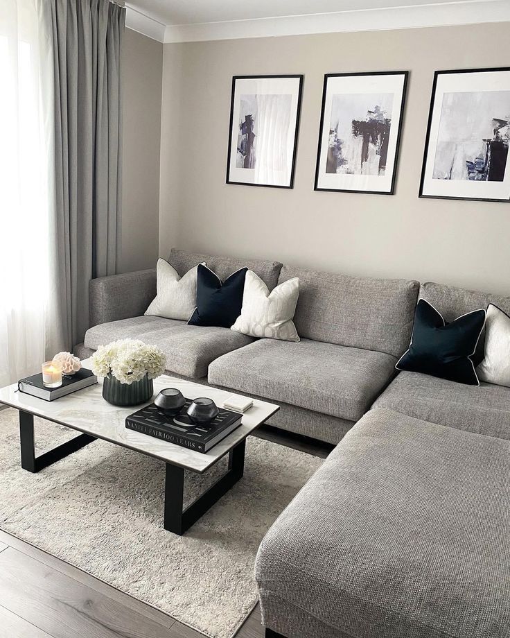 Stunning Grey Corner Sofa Design Ideas