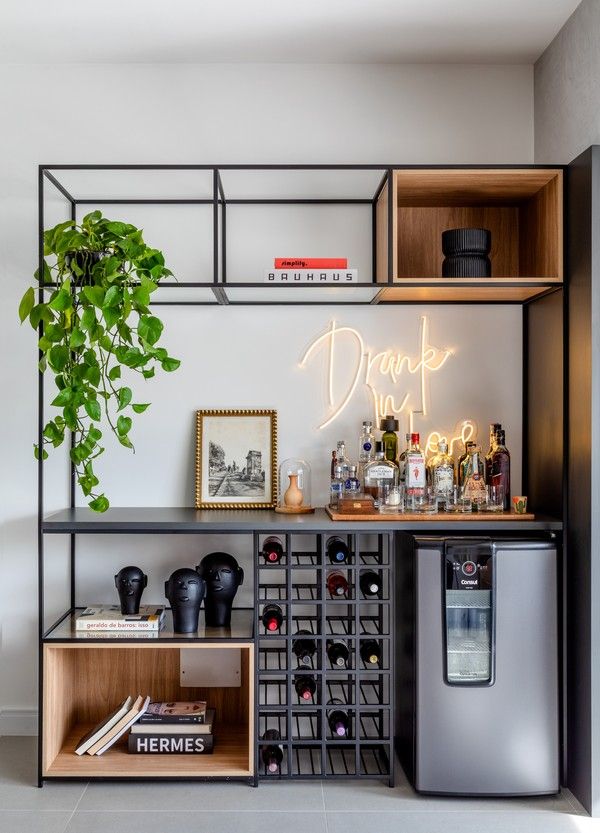 Modern Home Bar Ideas – Home Bar Ideas to
  Elevate Small Spaces