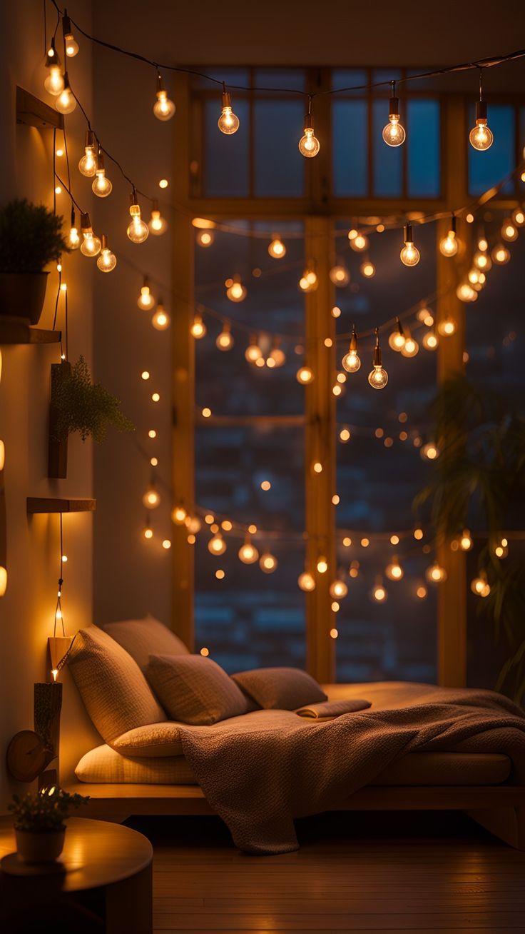 String Lights for Bedroom Ideas To Try