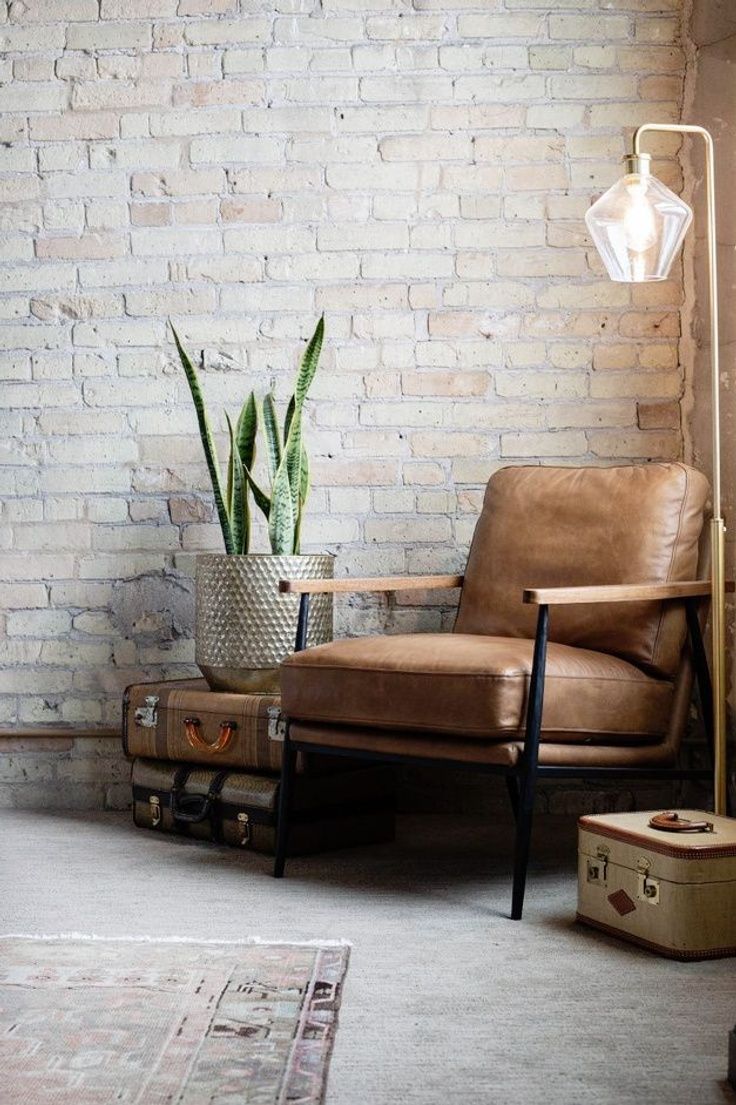 Leather Living Room Chair That Catch An
  Eye