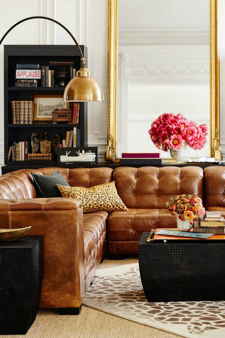 Beautiful Leather Couch Set Ideas