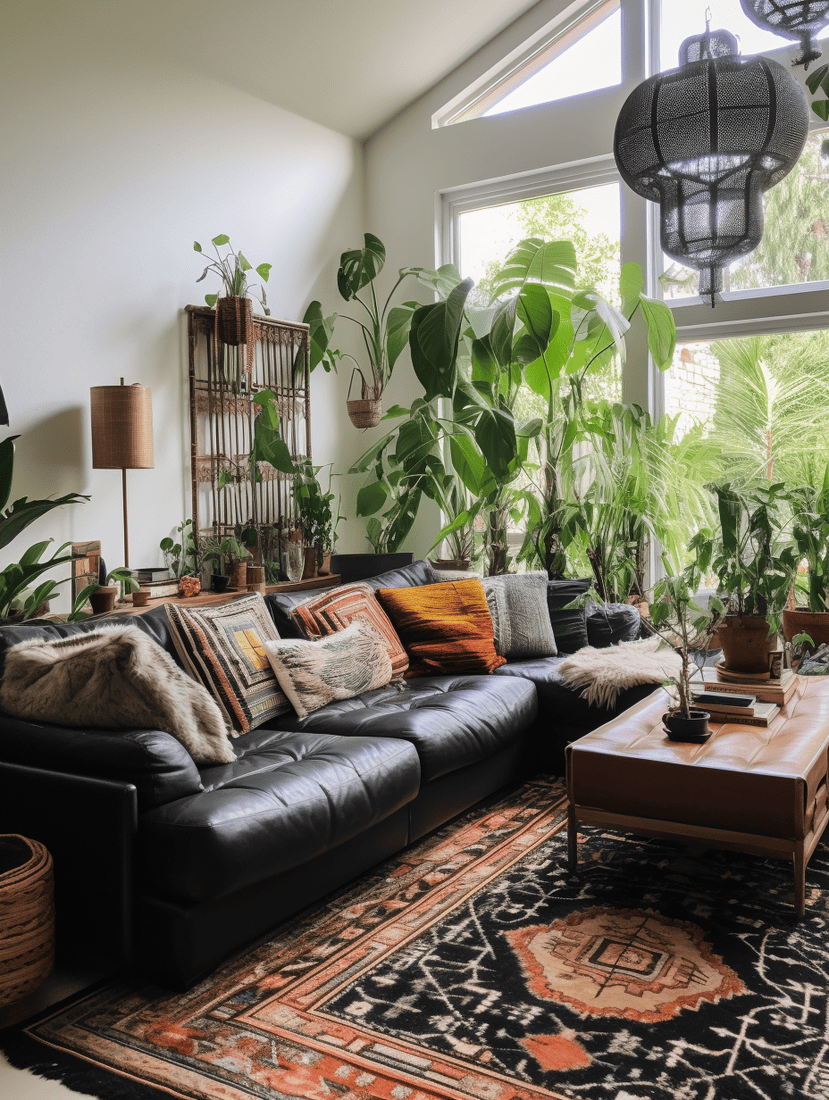 Living Rooms With Leather Sofas That Look
  Incredible