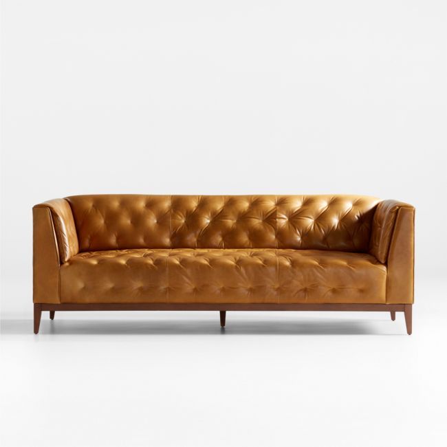Leather Tufted Loveseat You’ll Enjoy